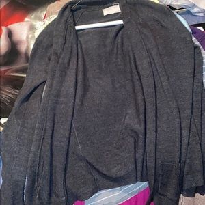 Debbie Morgan Grey Sweater Cardigan